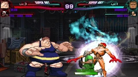 Mugen: Blob/Shao Kahn vs Doomguy/Arch Vile