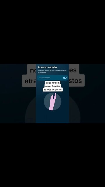Abra qualquer aplicativo com o novo gesto no Motorola edge 40! #edge40 #gestos
