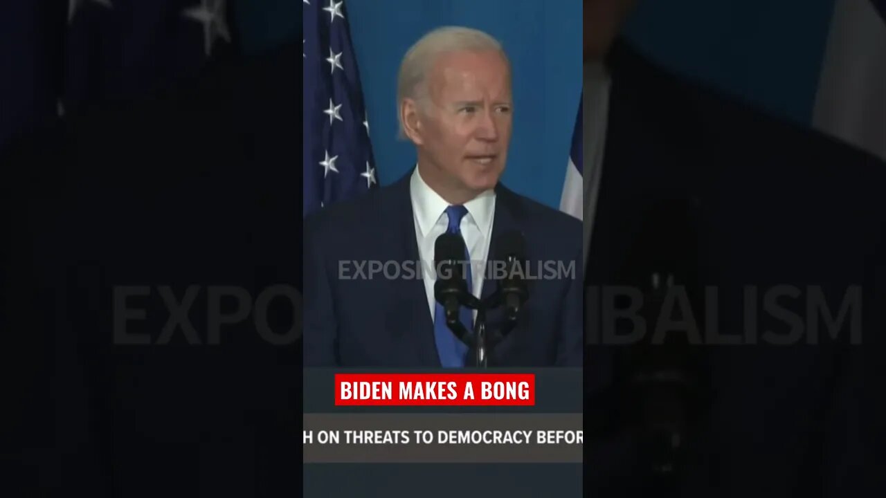 Biden makes a bong out of a hammer and some ducktape #megamaga
