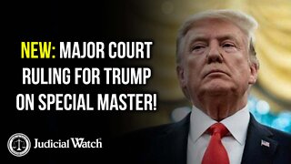 NEW: Major Court Ruling for Trump on Special Master!