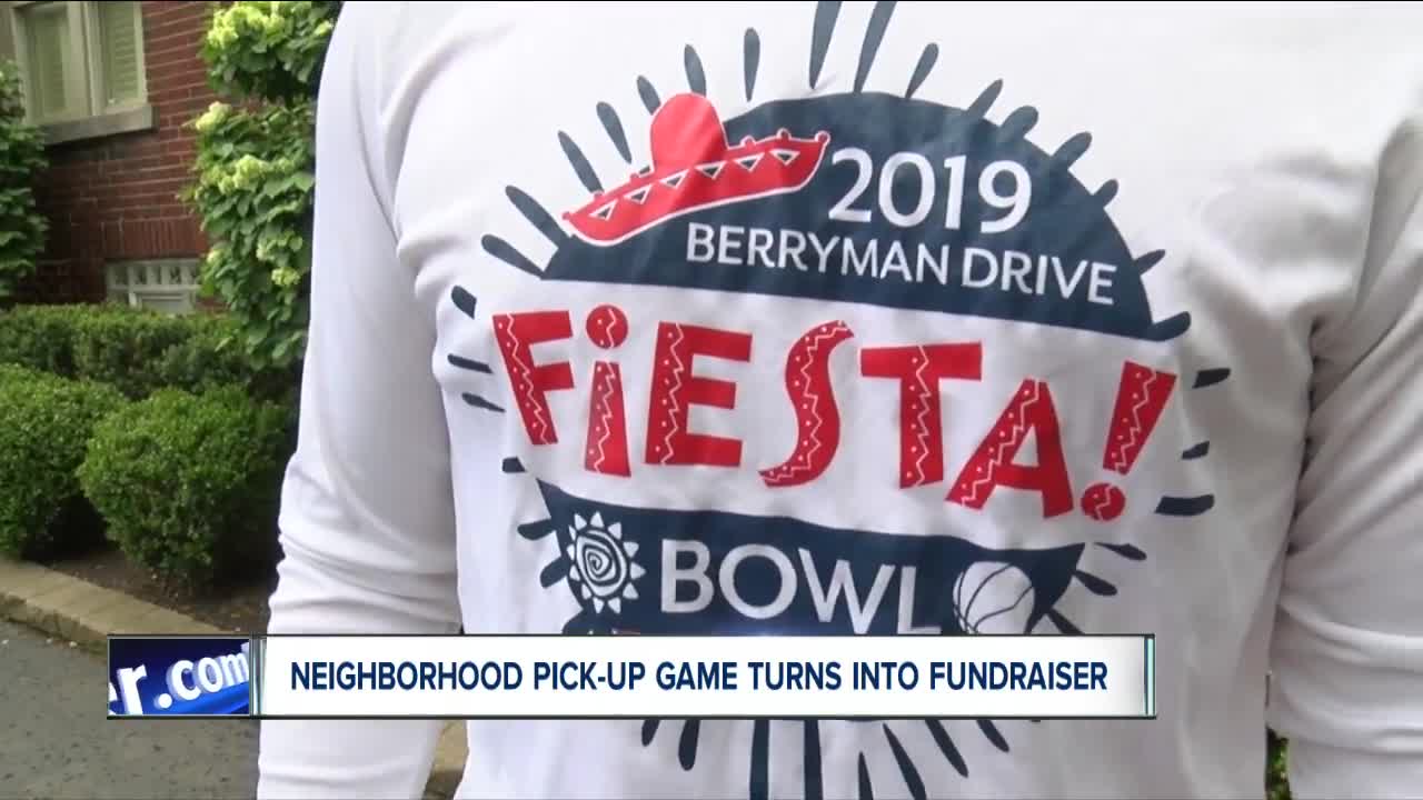 Neighborhood pick-up basketball game turned into $15,000 fundraiser