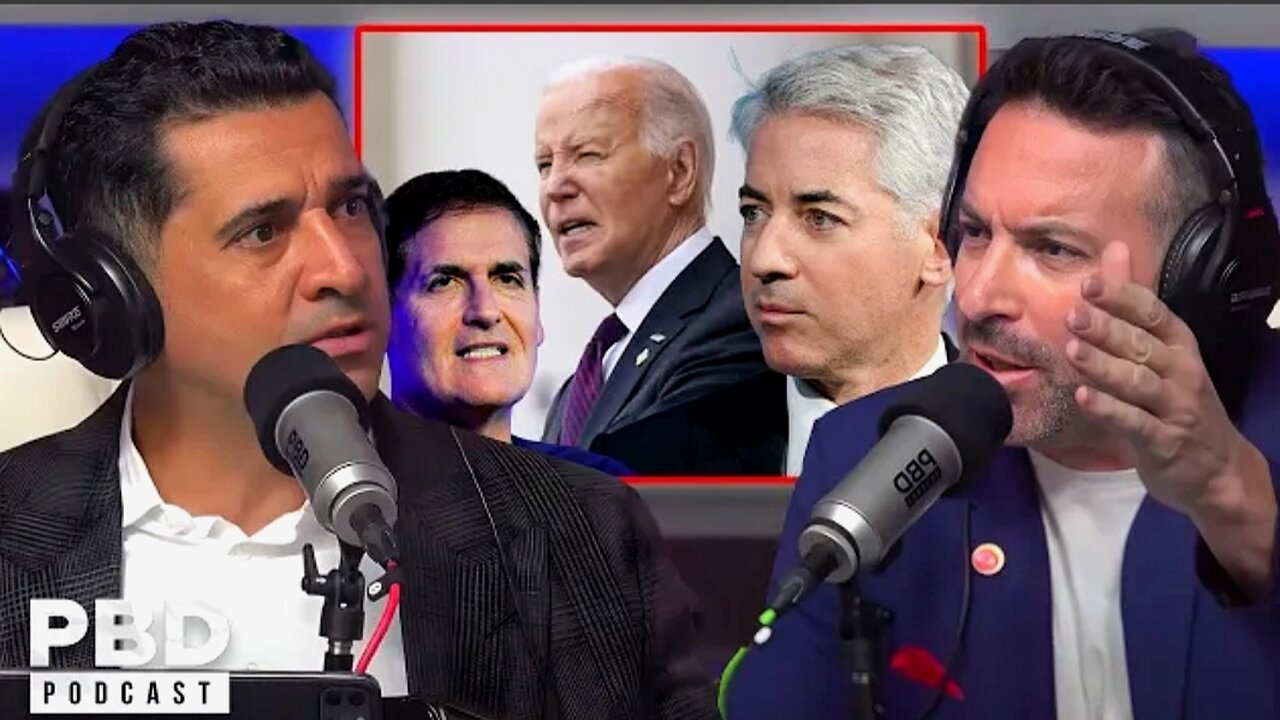 "Grave Threat To Security" - Marc Cuban & Bill Ackman Fight Over Biden FREEZING At LA Fundraiser