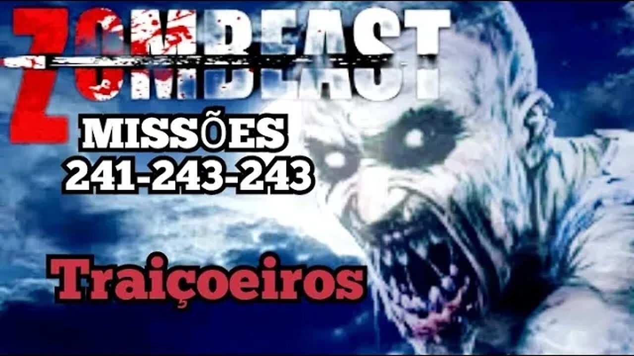 Zombeast Survival Zombie Shooter: Missões, 241 - 242 - 243, traiçoeiros💀