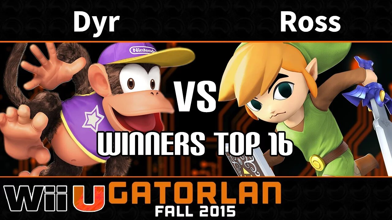 Gatorlan: Dyr (Diddy) vs. VGR|Ross (Toon Link) - Winners Top 16
