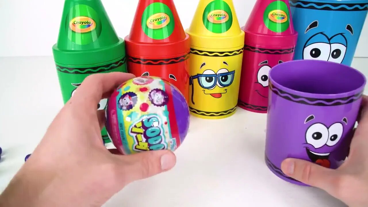 158 2Best Toy Learning Video for Toddlers and Kids Learn Colors with Surprise Crayons!