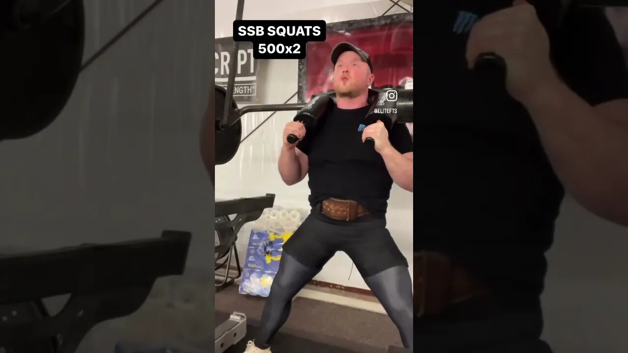 SSB SQUATS 500 X 2 | SAM BROWN 🔥🚨 #elitefts #sam
