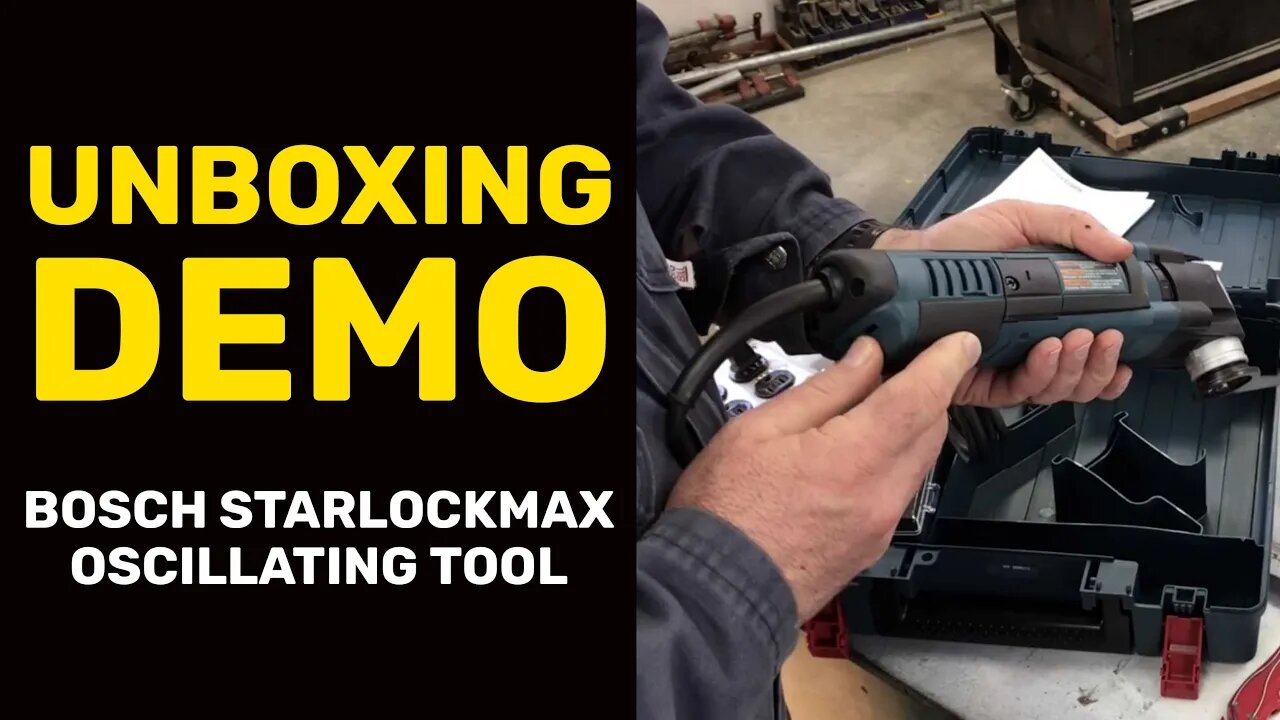 UNBOXING DEMO: Bosch StarlockMax Oscillating Tool