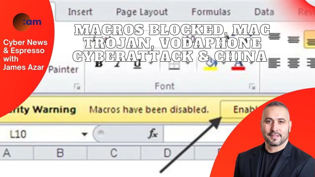 Macros Blocked, Mac Trojan, Vodaphone cyberattack & China - Cyber News