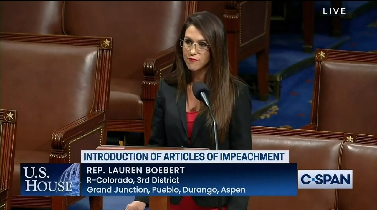 Rep Lauren Boebert Introduces Articles Of Impeachment Against Biden!