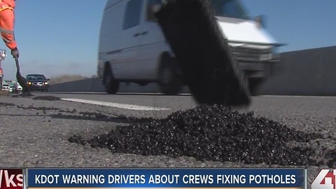 KDOT asking for driver patience when patching potholes