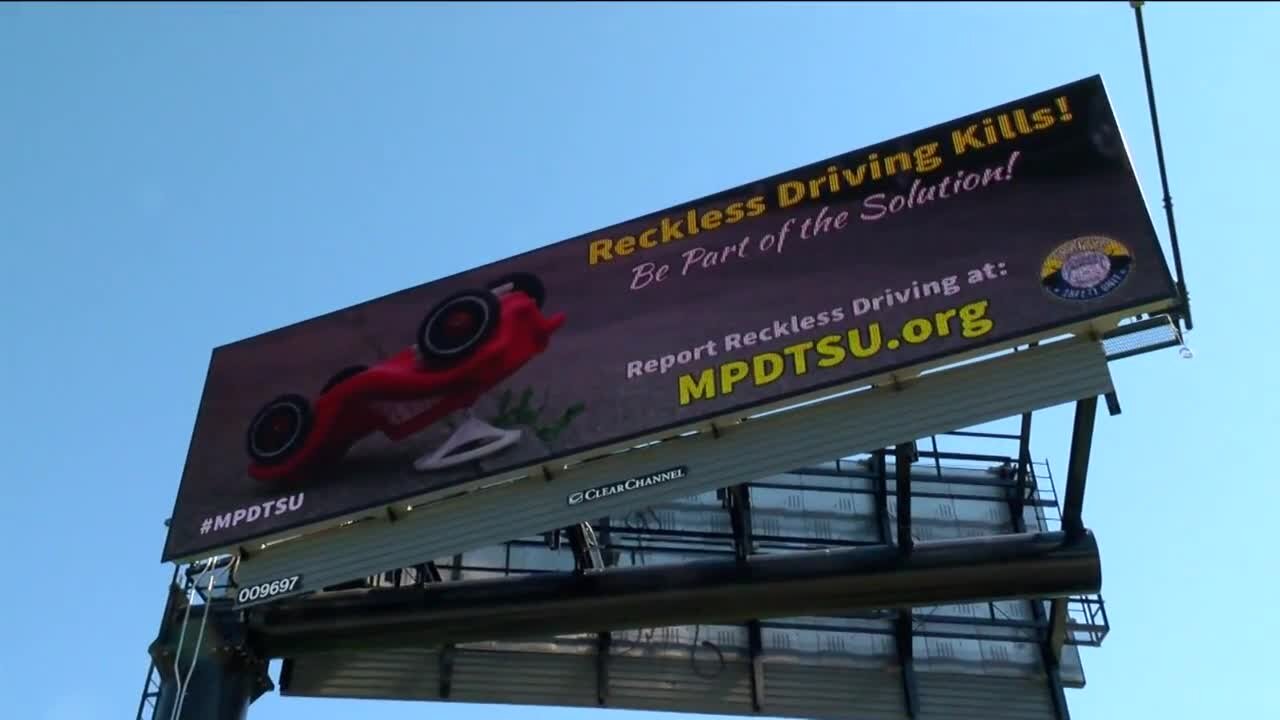Combating reckless driving using Milwaukee's new billboards, public traffic data