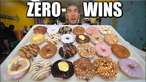 This 10,000 CALORIE DONUT CHALLENGE HAS NEVER BEEN BEATEN | Joel Hansen