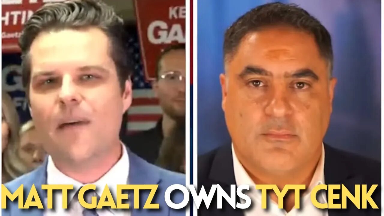 Gaetz Destroys TYT Interview & Absouloutely Owns Cenk