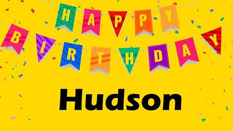 Happy Birthday to Hudson - Birthday Wish From Birthday Bash