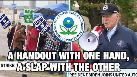 Biden To Join Auto Workers' Strike Tuesday, As He 'Climate Changes' Their Jobs Away