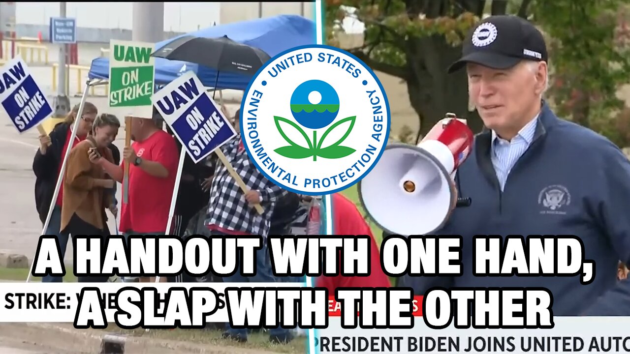 Biden To Join Auto Workers' Strike Tuesday, As He 'Climate Changes' Their Jobs Away