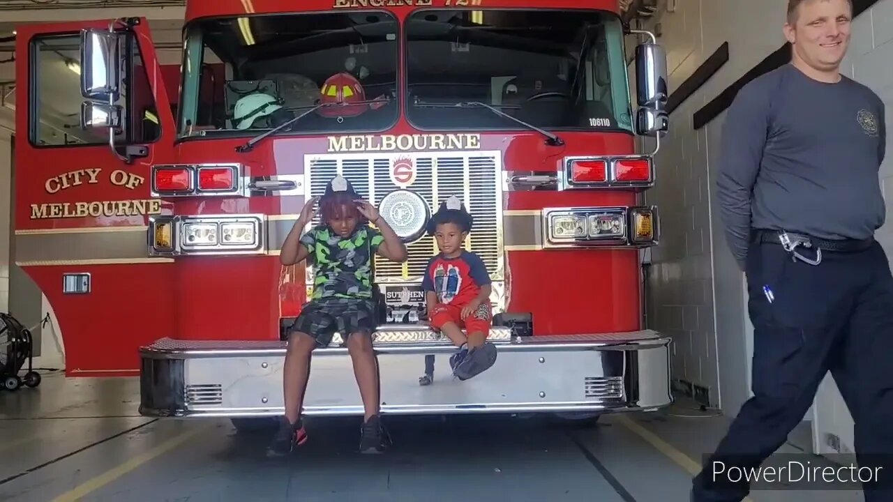 THE JEDI ,THE LIL BROWN BUDDAH AND STEPHEN VISIT THE FIRE STATION👨‍🚒📛🧯🔥🚒👩‍🚒