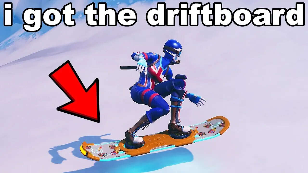 a HACKER showed me how to get the DRIFT BOARD in Fortnite...