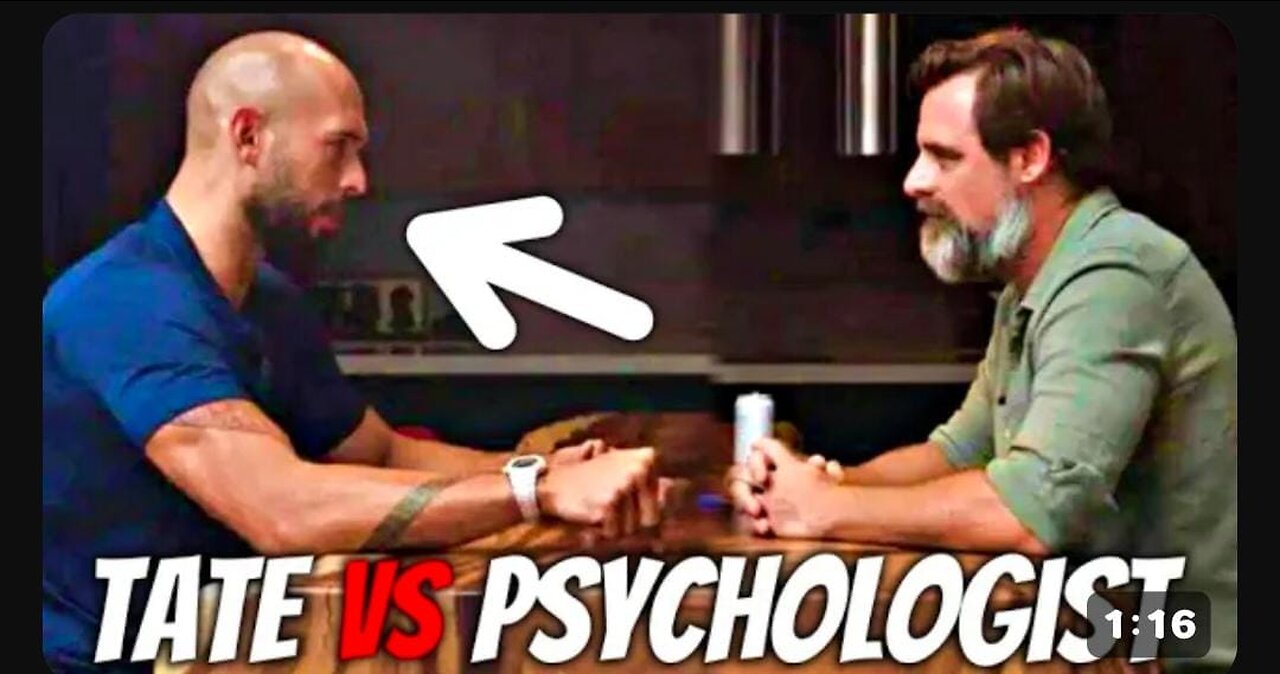 Andrew Tate Vs Psychologist New Video