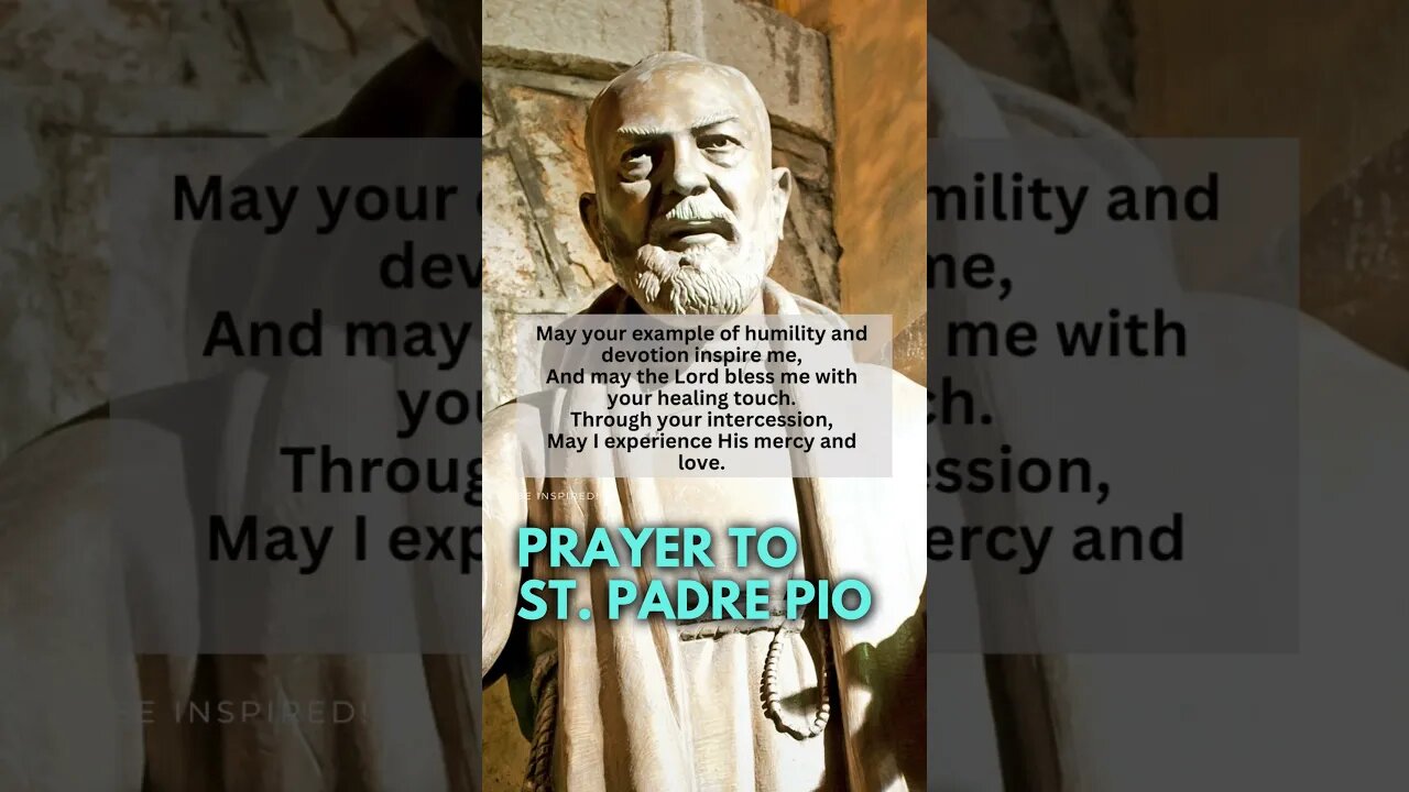 Get Ready for Miracles - 60-Second Prayer to Padre Pio! #shortsprayer