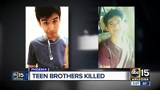 Family and friends remember teen brothers killed