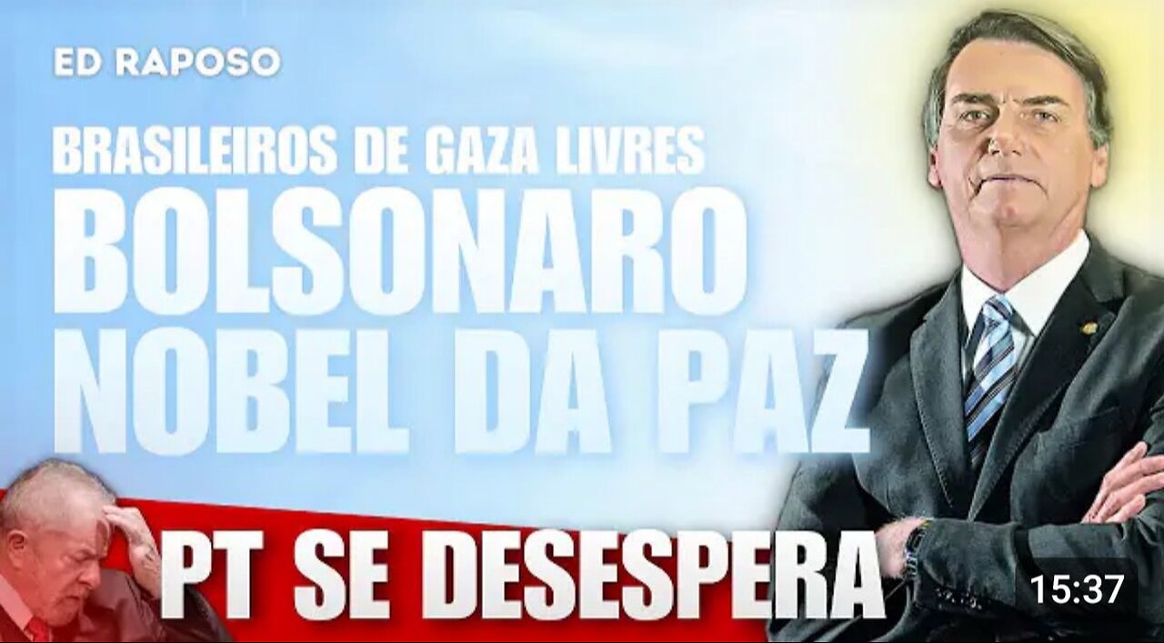 BOLSONARO É O CRAQUE DO JOGO EM GAZA