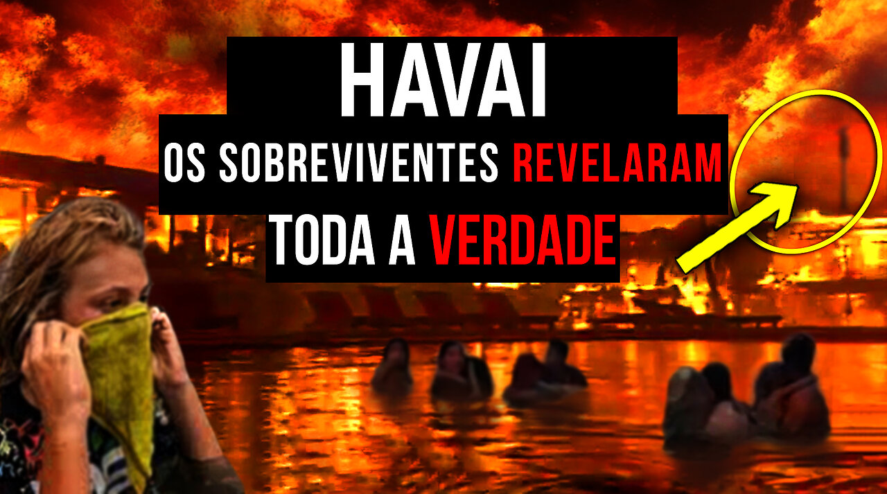 A terrível VERDADE sobre os incêndios no Havai. Um documentário extraordinário