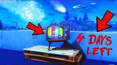 *NEW* "Television" ALIEN SIGNS! Meteor Destroying Tilted Towers (Fortnite Battle Royale)