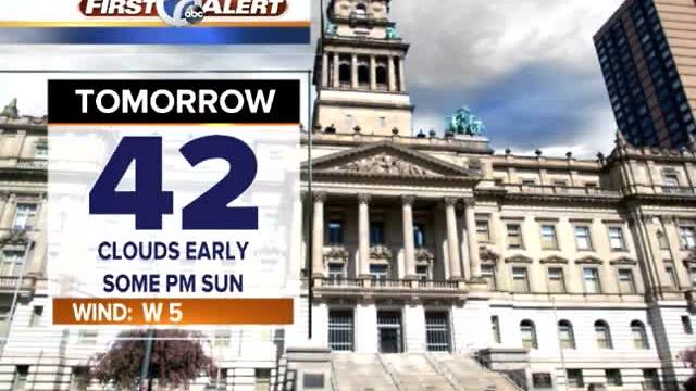 Rain/snow ends overnight