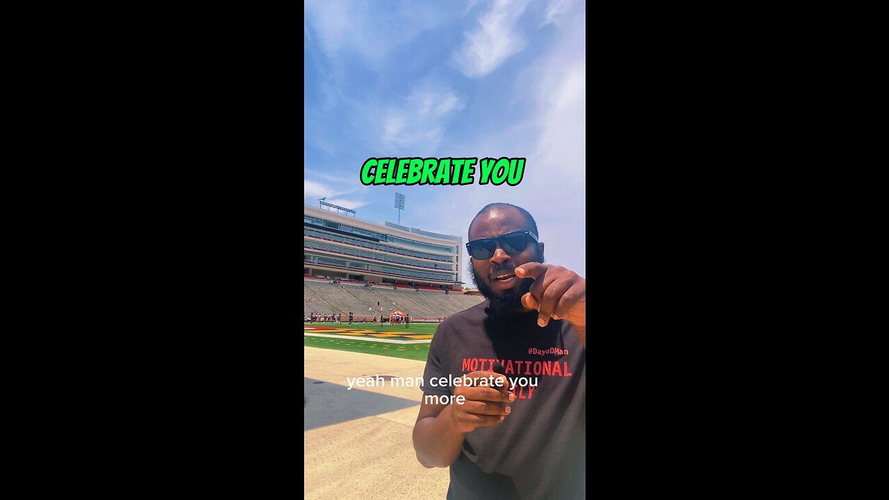 Celebrate You #dayodman #celebration #selfappreciation #motivation #eeyayyahh