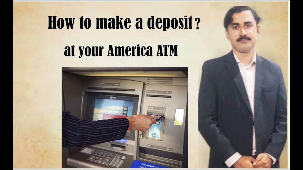 American bank with ATM