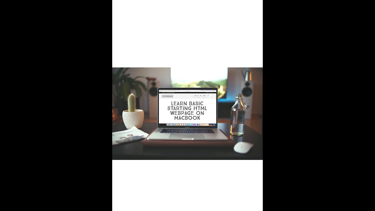 Learn Basic HTML on MacBook