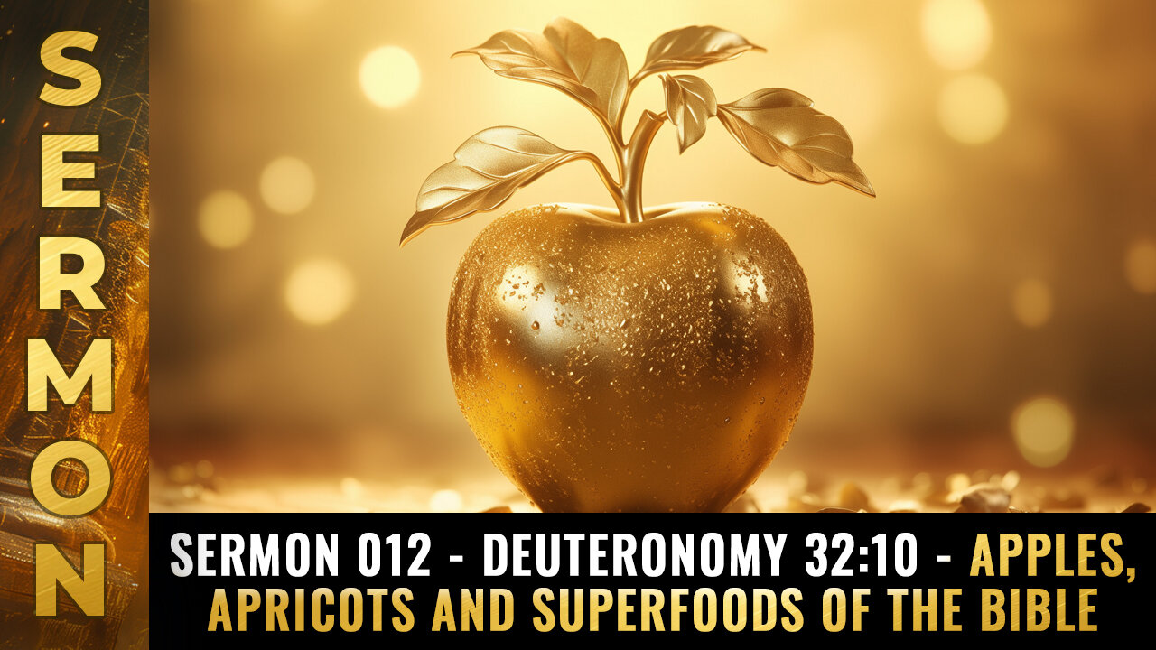 Sermon 012 - Deuteronomy 32:10 - Apples, Apricots and SUPERFOODS of the Bible