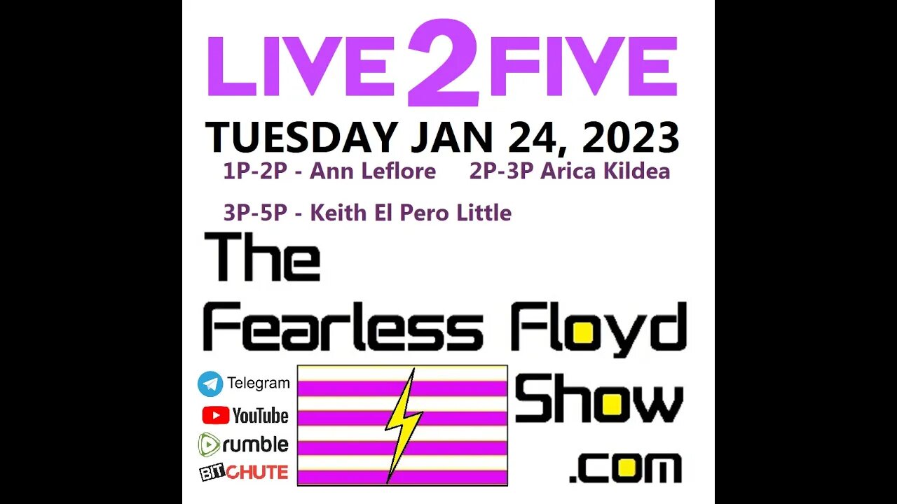 JAN 24 2023 @ 1: Ann LeFlore, 2: Arica Kildea, 3: Liaa Trust, 5: Keith Little - Live 2 Five ©