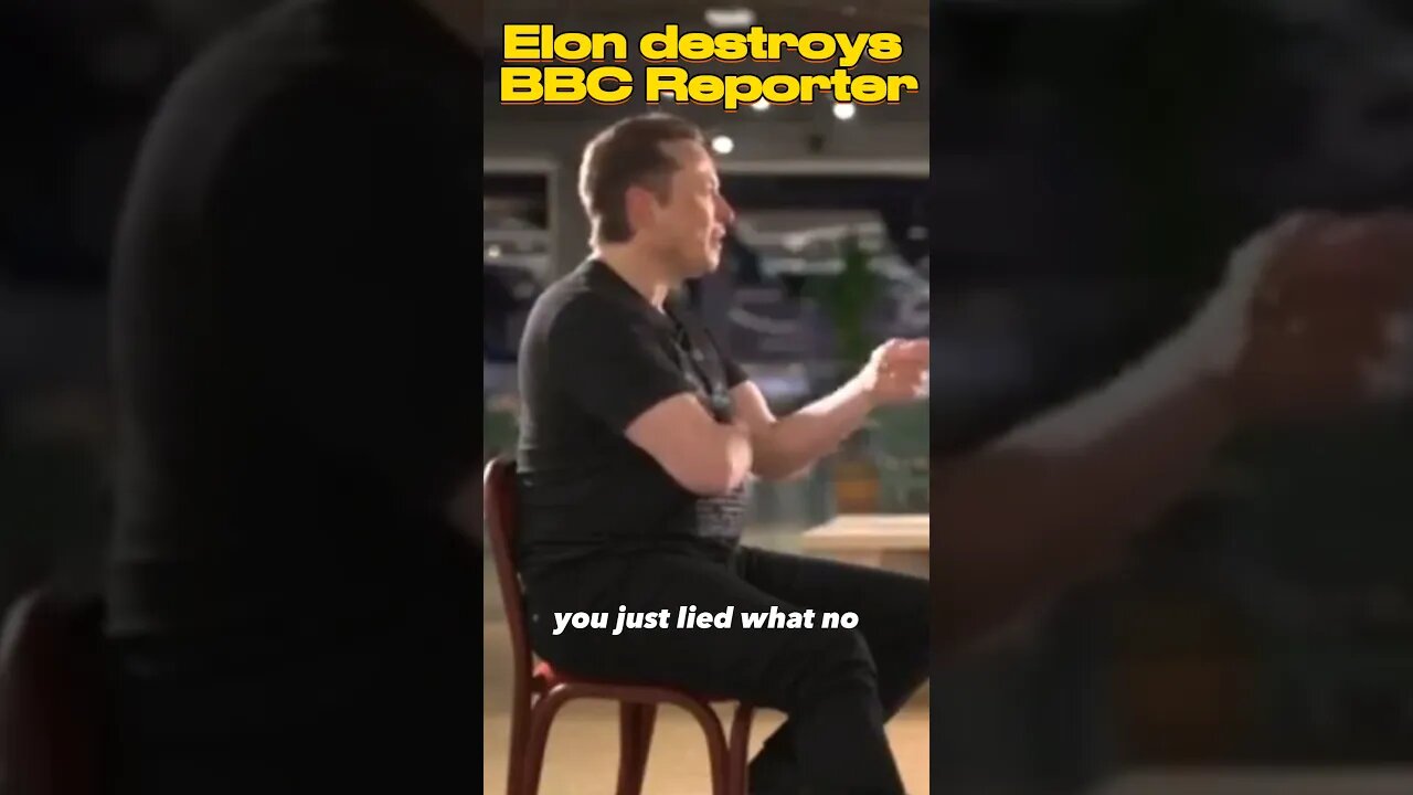 Elon Musk Destroys BBC Reporter in interview #elon #musk #bbc #interview