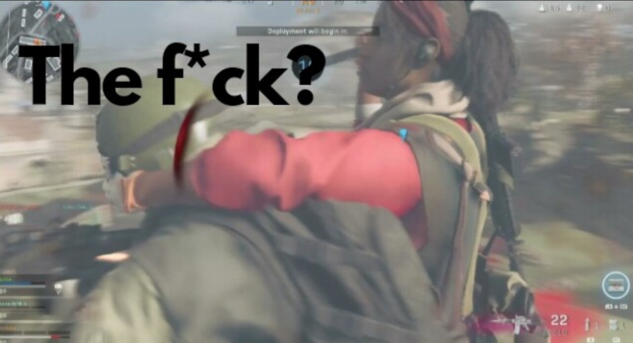 What the shit bro — Warzone