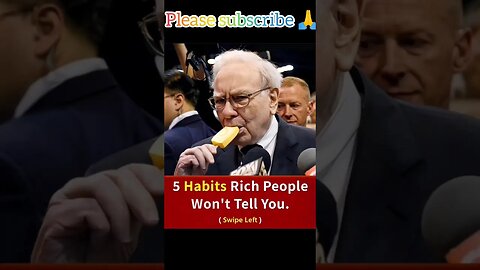 5 HABITS RICH People Won't Tell You #trending #youtubeshorts #facts #lifequotes #lifehacks