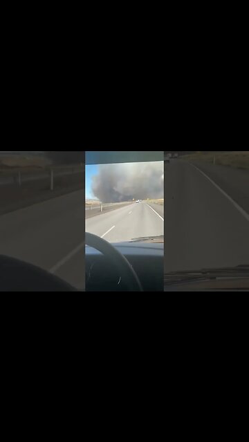 A wildfire has shut down I-82 near Prosser, Washington.