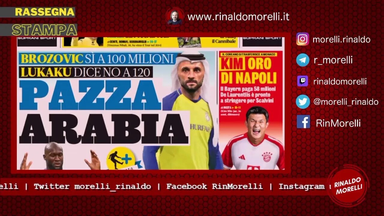 Rassegna Stampa 30.6.2023 #393 - MUSAH e REIJNDERS per il MILAN, Kim al Bayern, Brozo d'Arabia