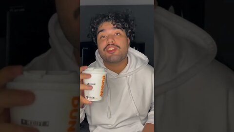 I tried DD's NEW Dark Roast☕ #shorts #reaction