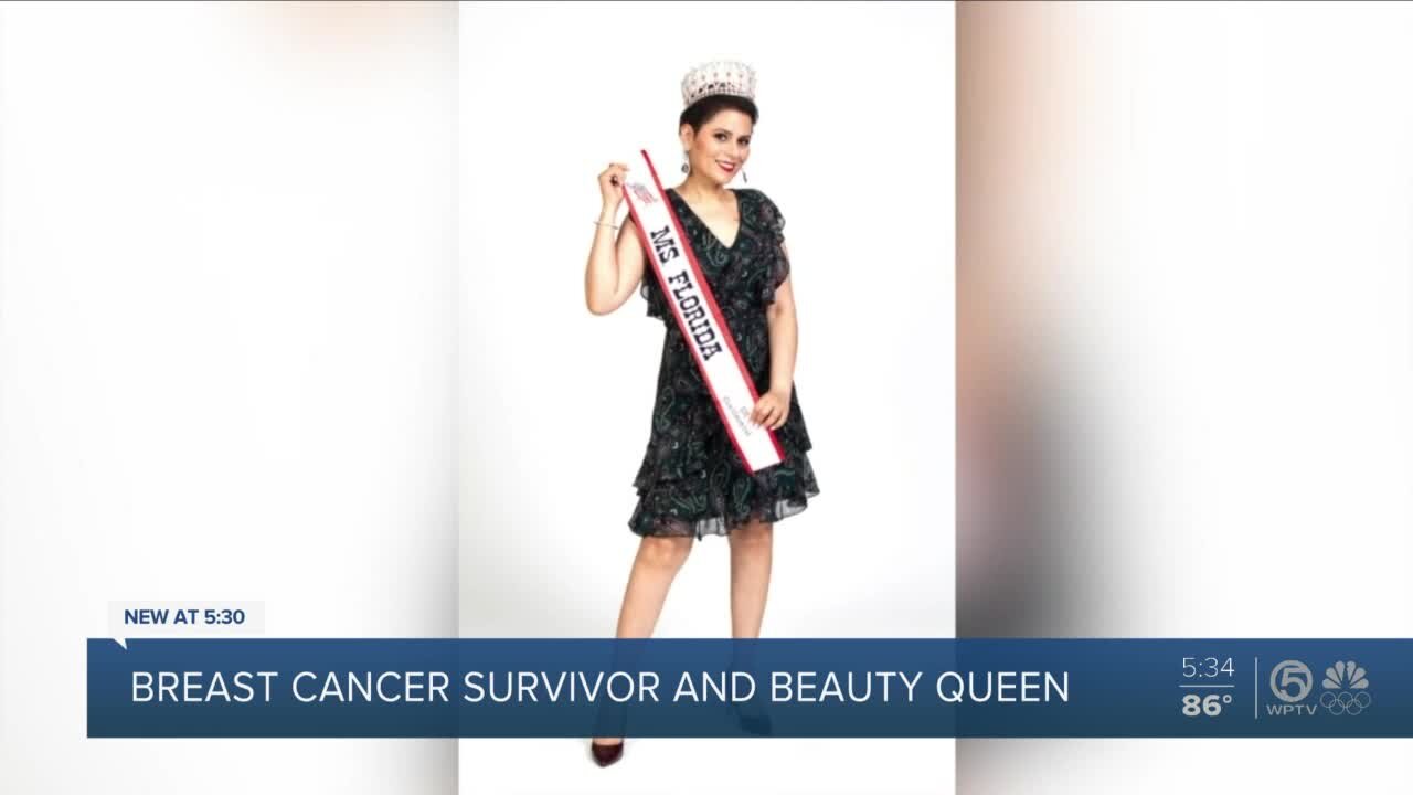 Breast cancer survivor wins Ms. Florida beauty pageant