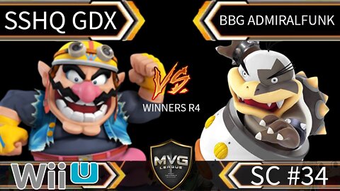 SSHQ GDX (Wario) vs BBG AdmiralFunk (Morton) - SSB4 Winners R4 - Smash Wii U