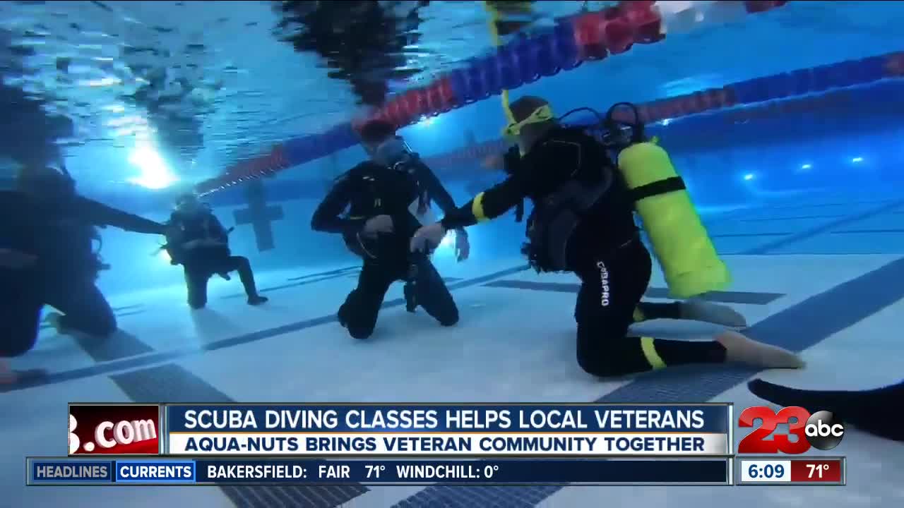 Scuba diving helps local veterans