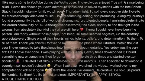 Thank you🙏 #whistledown #documentary