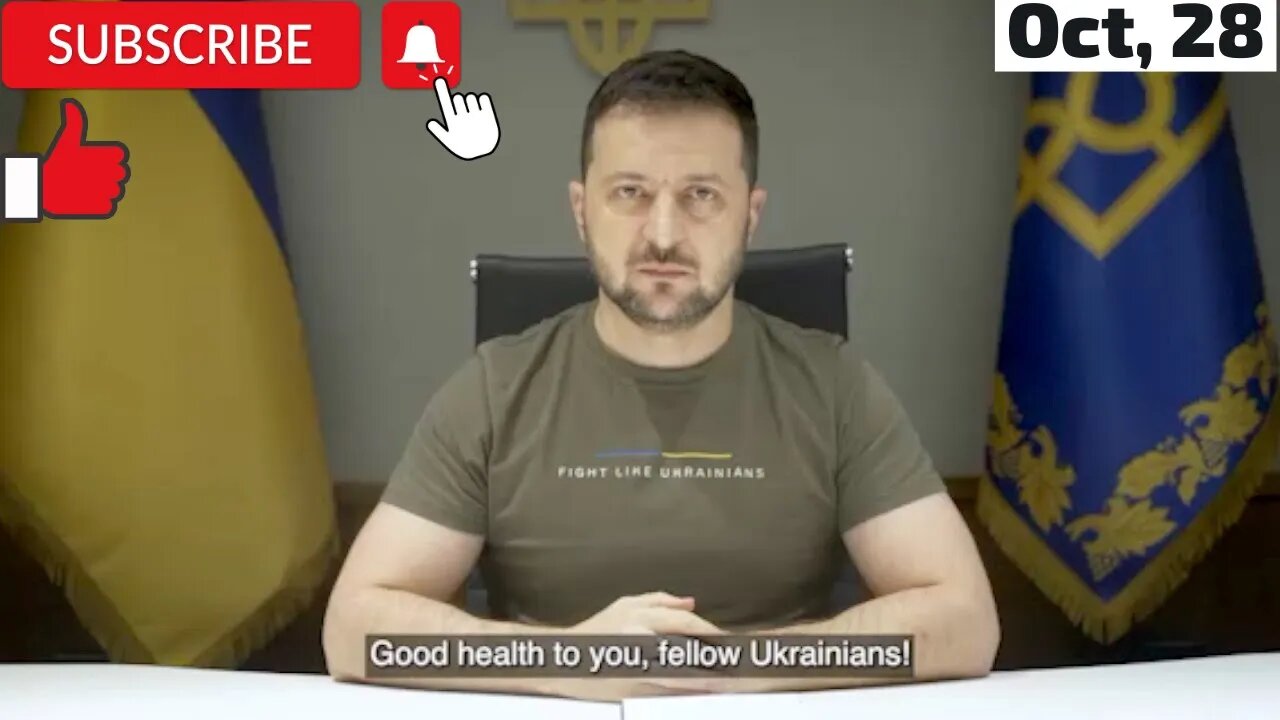 Vladimir Zelensky Explanations October 28, 2022 (Subtitle)