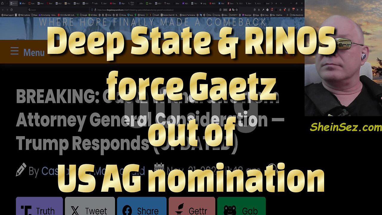 Deep State & RINOS force Gaetz out of US AG nomination-718