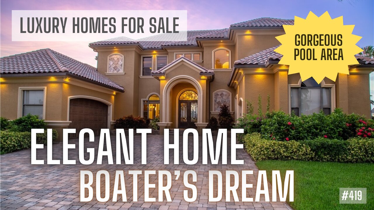 WATERFRONT HOME | POOL | Gulf Access | Cape Coral Homes | Luxury Homes For Sale in Southwest Florida