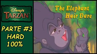 [PS1] - Disney's Tarzan - [Parte 3 - The Elephant Hair Dare - 100% - HARD]