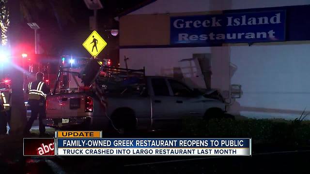 Largo restaurant forced to rebuild after truck slams into building