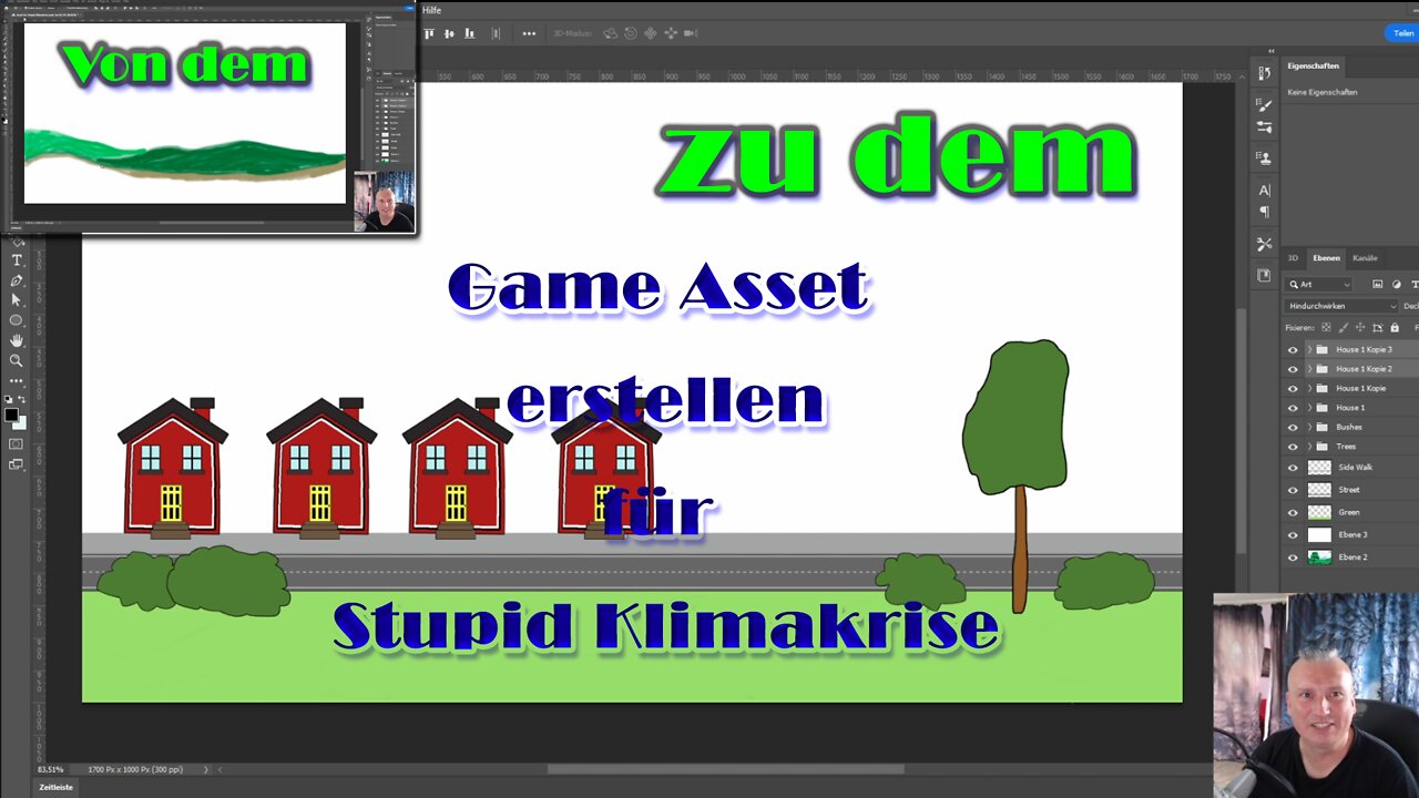 Game Asset erstellen für das neue Spiel Stupid Klimakrise - Devlog 1 auf Speed ;)